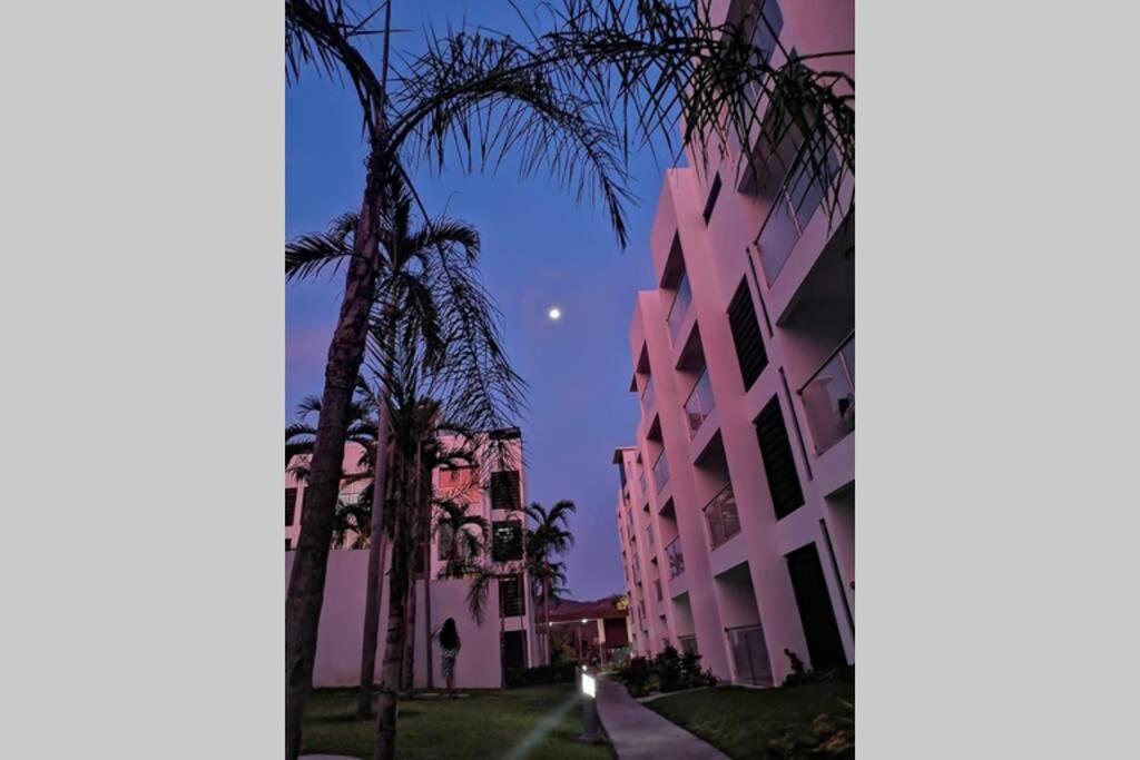 Casa Azul Las Ceibas Manzanillo depto frente a la alberca Exterior foto