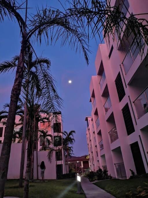 Casa Azul Las Ceibas Manzanillo depto frente a la alberca Exterior foto